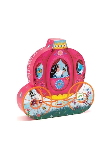 Djeco Elise'S Carriage Dekoratif Puzzle 54 Parça