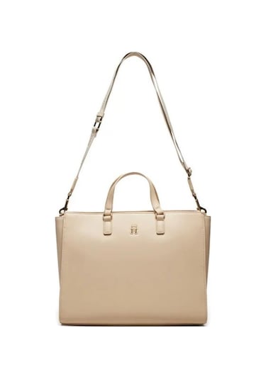 Tommy Hilfiger Kadın Çapraz Askılı Çanta Aw0aw16681acı Bej