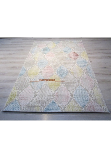 Tiffany Halı Tuana Tu149Pm Pembe Mavi Halı 150X230 Cm