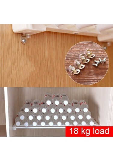 Tongxida Gardırop Depolama Katmanlı Baffle Dolap Raf Yurt Bölme Dolap Bölme Levhası, Genişlik: 24cm, Esneme Aralığı: 38-55cm Diğer