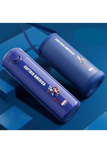 Çocuk Termos Bardak Taşınabilir Anti-düşme Ilkokul Öğrencisi Su Bardağı Erkek Ve Kız 316 Paslanmaz Çelik Doğrudan Içme Su Isıtıcısı 7os2vc Açık Mavi