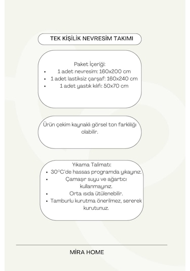 Flamingo Desenli Pamuklu Tek Kişilik Nevresim Takımı Renkli
