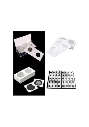 Trendooze Homyl 50 Adet Beyaz Karton Para Tutacağı 2x2 17,5-mm Farklı Ürün Beyaz