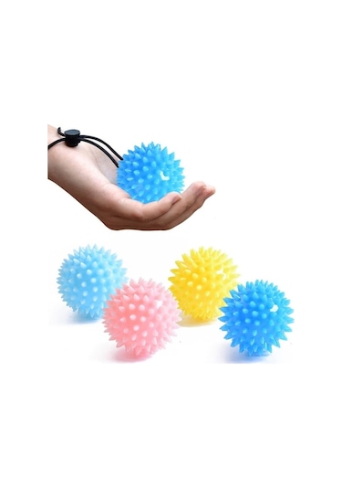 Rogfer 2 Pcs Tpr Kavrama Topu Rehabilitasyon Hemipleji Masaj Parmak Topu, Özellikler: 6.5cm 20 Pound Açık Mavi , Boyut:6.5cm 20 Pound Açık Mavi Diğer Çok Renkli Çok Renkli
