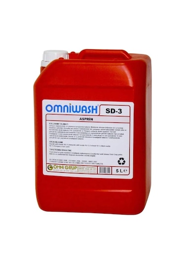 Omniwash SD-3 Asprin Genel Temizlik Ürünü 5 L