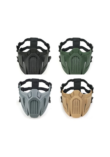 Wezone Kırmızı Taktik Maske - Outdoor Cs Ve Askeri Aktivite İçin Toz Ve Rüzgar Koruması, 121g Hafif Tpr Malzeme, Unisex, Tek Boyut Çok Renkli