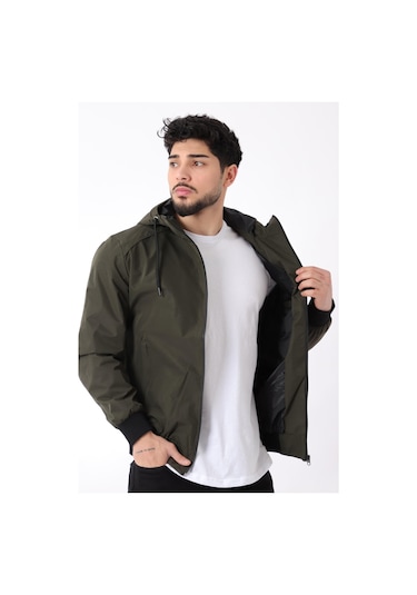 Kol ve Bel Lastikli Spor Likra Kumaş Mevsimlik Yağmurluk Pldp 2979 60288 001