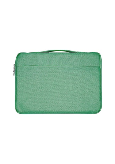 13,3 İnç Dizüstü Dizüstü Bilgisayar Kılıfı Oxford Kumaş Yumuşak Kabarık Astar Kapak Taşıma Çantası - Yeşil