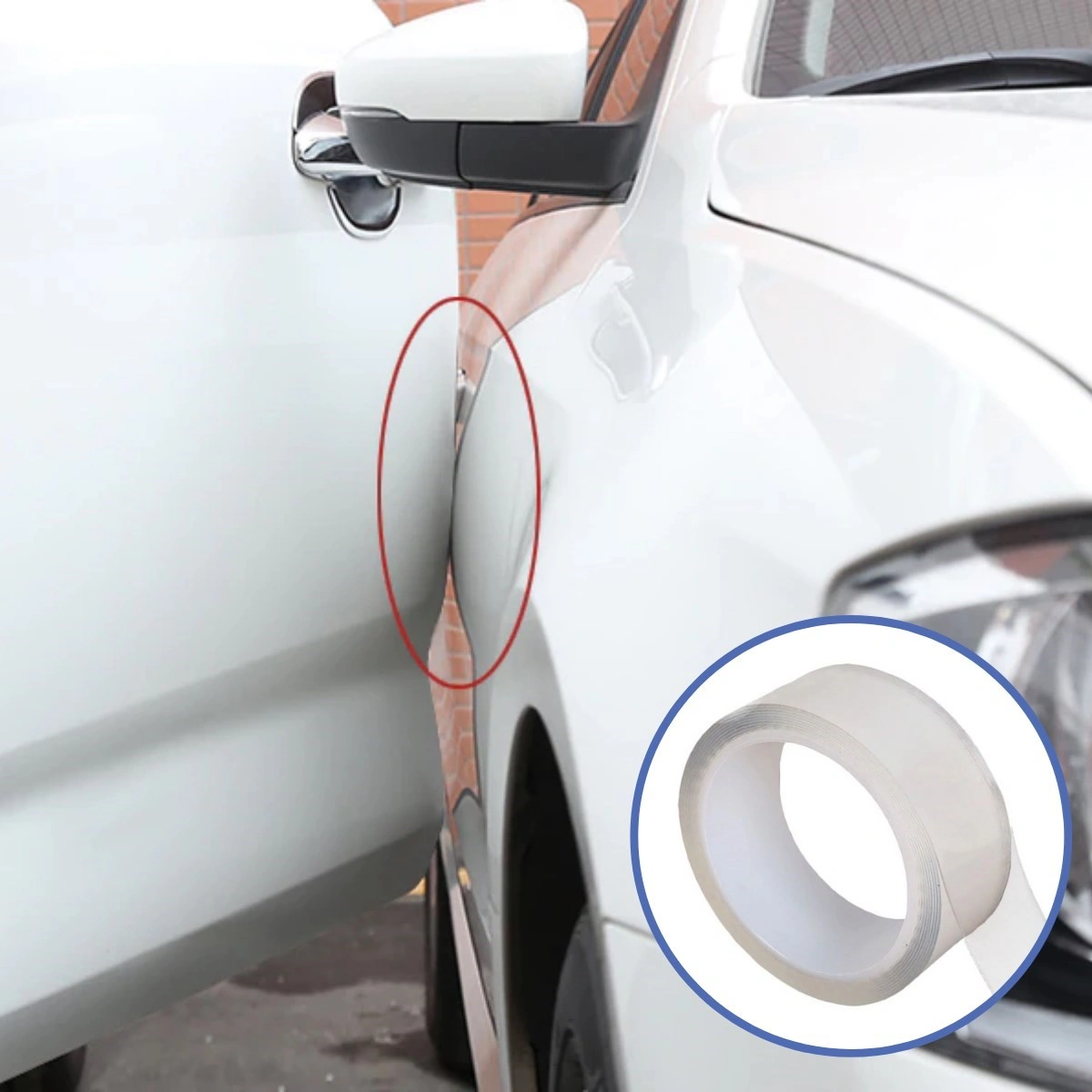 Şeffaf Su Geçirmeyen Dayanıklı Kolay Yapışan Çizilmeye Dayanıklı Oto Darbe Koruyucu Bant 4741
