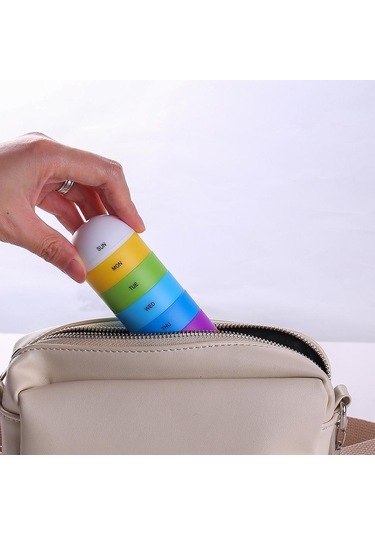 Suntek Haftalık Hap Kutusu İlaç Için 7 Günlük Çanta Diğer