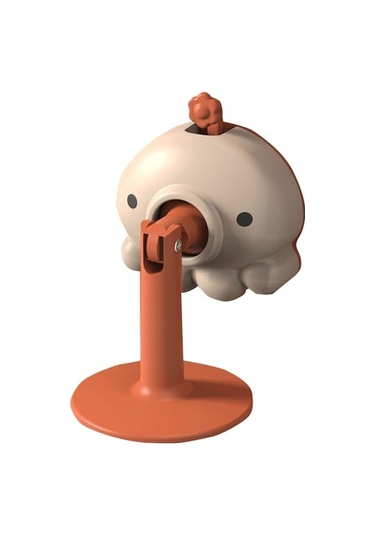 Rogfer Ev Sessiz Punch-free Kapı Stoper Banyo Silikon Arka Emiş Kapısı Canlılık Turuncu