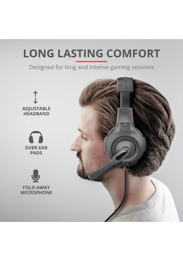 23250 Gxt 307b Ps4 Ravu Kulak Üstü Oyuncu Kulaklığı
