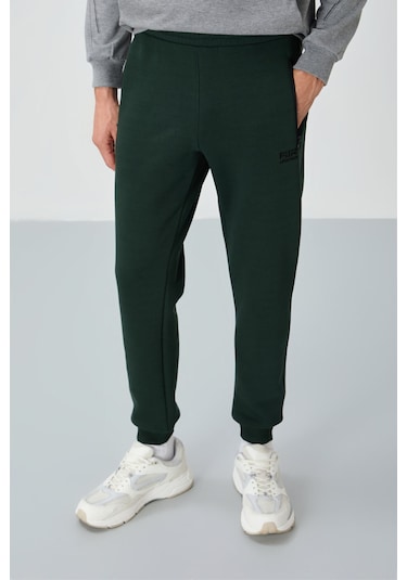 Tommy Life Cesar Çam Yeşil Cepli Şardonlu Erkek Eşofman Alt - 84929 Yeşil