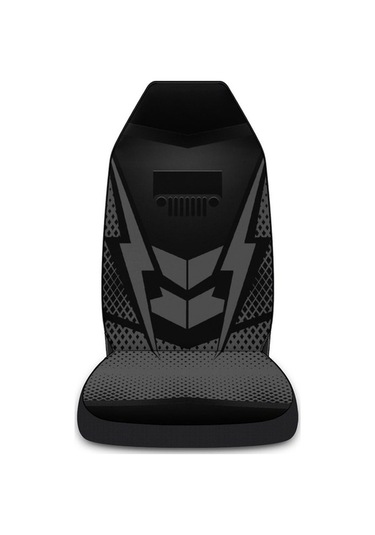 Novahub Araba Koltuk Koruyucu Baskılı Dekorasyon Siyah Otomobil Aksesuarı Diğer