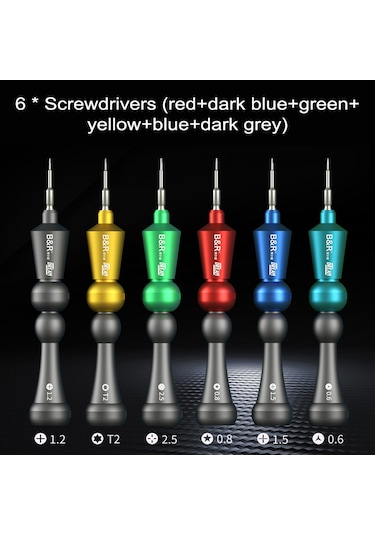 Lemestar Mini Manyetik Tornavida Seti: Saat, Gözlük Ve Akıllı Telefon Tamiri İçin Pratik El Aleti