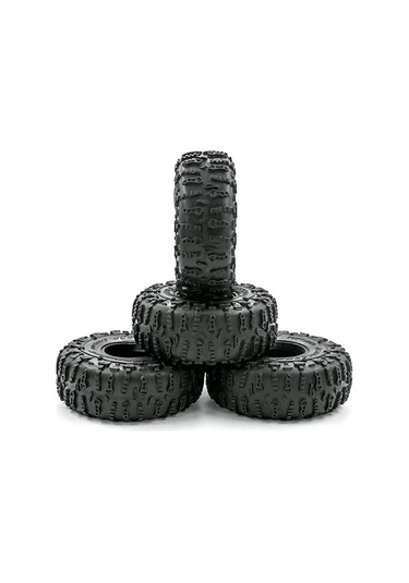 Besthome1 1/10 Trx4 Scx10 90046 90047 Cc01 Araçlar İçin 4 Adet 125mm 48mm Lastik Seti