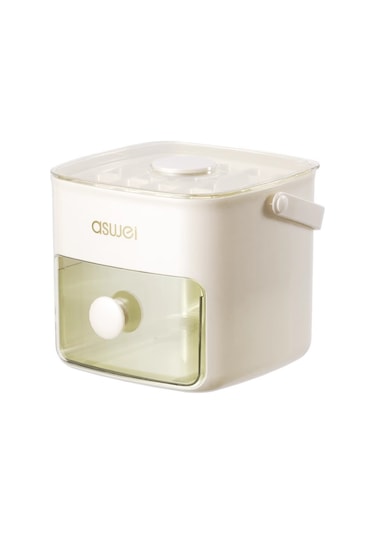 Jian Fan Basınbuz Küpbüz Kutusu Büyük Kapasiteli Buz Dedolama-yşil Yeşil