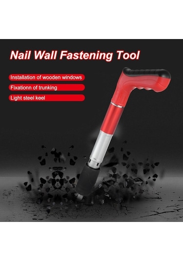 Pazly Kademeli Manuel Çivi Tabancası - Tavan/kablo Gizleme/montaj İçin 7.3mm Çivi Atma Makinesi
