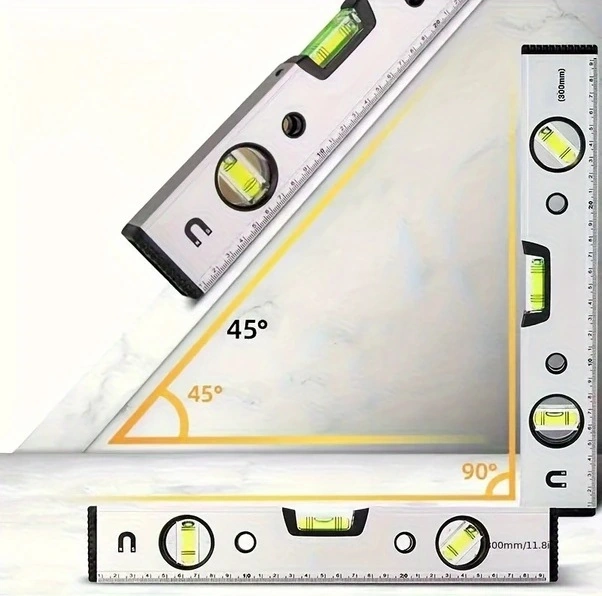 Trendooze Parlak Güneş022 30cm Dayanıklı Terazi Cetveli 3 Pozisyon İç Ve Dış Mekan