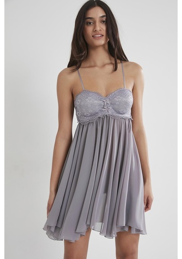 Pierre Cardin Şifon Dantelli Gecelik - 880 001