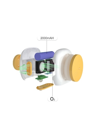 Mufunye Kedi Kumu Akıllı Koku Giderici Hava Temizleyici Kedi Tuvaleti Evde Kullanılabilir