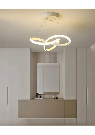 Modern Tasarım Bumerang Sarkıt Power Led Avize Hol Antre Mutfak