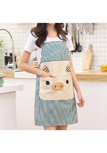 Ankatek Sones Pamuk Önlük Önleyici Mutfak Kir Karikatür İplik Domuz Askılı Wu Diğer Diğer