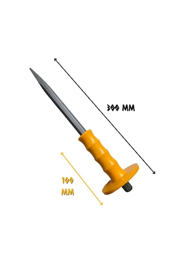Sgs Plastik Korumalı Sivri Murç 300 Mm. - 1 Adet