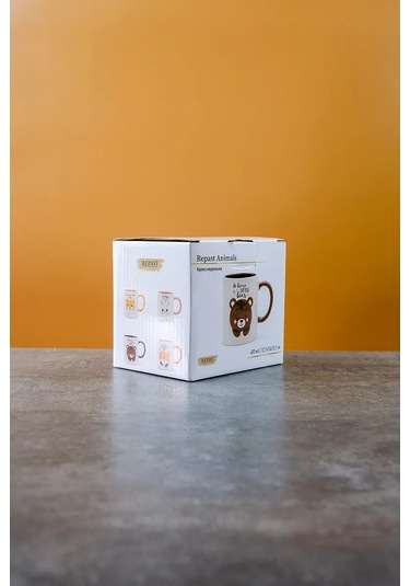 Repast Ayıcık Kupa 400 Ml 12.7x10x10.3 Cm 340677809 Beyaz