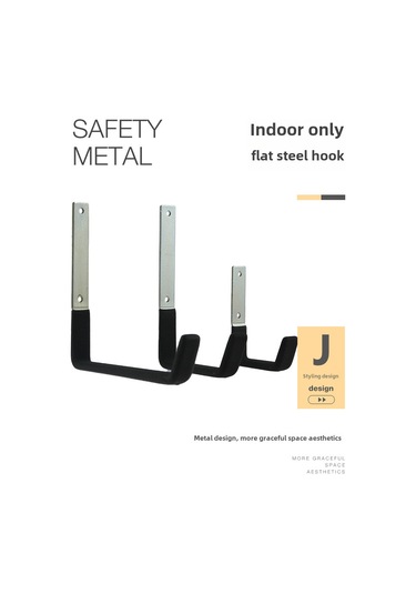 Yifomall L-şekilli Galvanizli Duvar Kanca Seti 6 Adet - Kaymazsız, Yüksek Dayanıklı, Oturma Odası Ve Garaj İçin Tüketim Eşyaları Asma Aracı Diğer