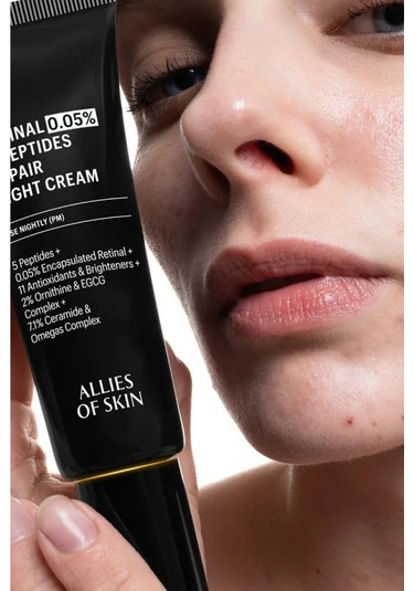 Allies Of Skin Allıes Of Skın %0,05 Retinal Ve Peptit Onarıcı Gece Kremi 30ml Gece Kremleri Çok Renkli