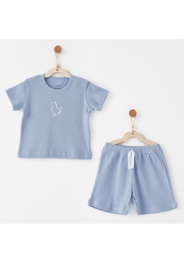 Andywawa Bebek Takım 2 Parça Set Anw-ac26771 Mavi