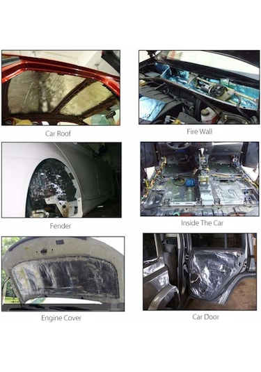 Oto Ses Isı Yalıtım Kauçuk Sünger Yapışkanlı N11.35