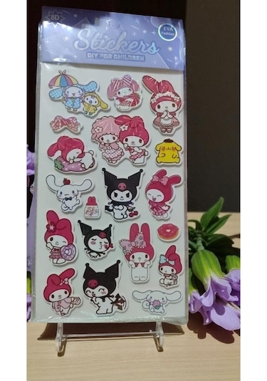 Sevimli Karakter Kuromi Temali Sticker