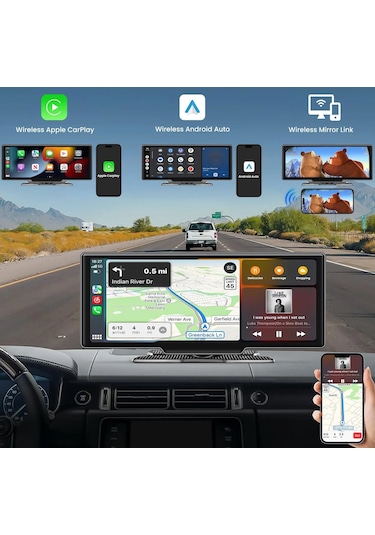 128gb Android Auto Car Play 10" 2k 1440p Araç İçi Kamera