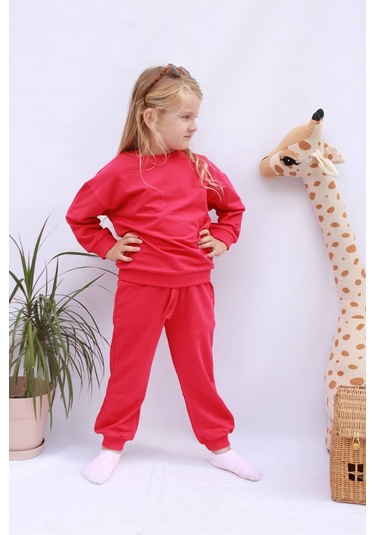 Babywom Basic Mevsimlik Eşofman Takımı- Fuşya