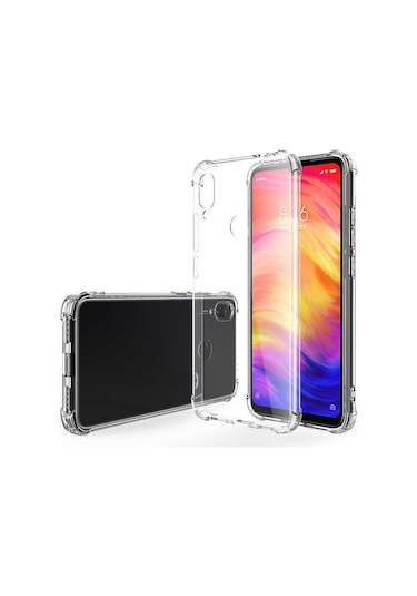 Xiaomi Redmi Note 7 Kılıf Zore Nitro Anti Shock Silikon Renksiz