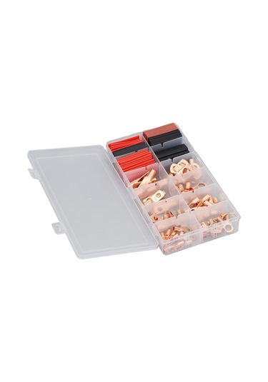 Moveevo 150 Parça Bakır Tel Soketi Ve Isı Daraltıcı Tüp Seti - Füzyon/krimp Uyumlu, Islaklık Koruyucu, Ev, Araç, Güneş Enerjisi Sistemleri İçin