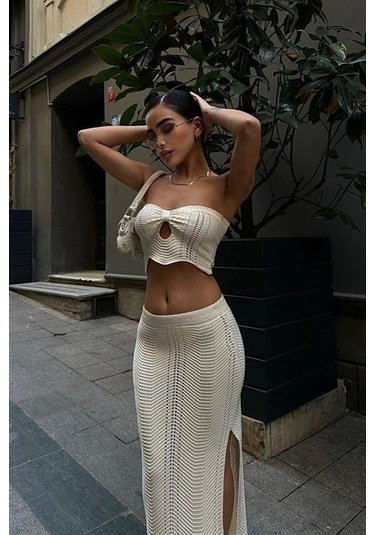 Mischa Cut Out Ajurlu Takım 9839 Çok Renkli