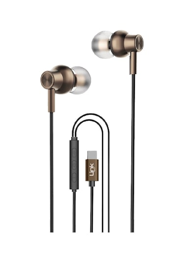 Linktech H72 Ekstra Bass Type-C Kablolu Kulak İçi Kulaklık