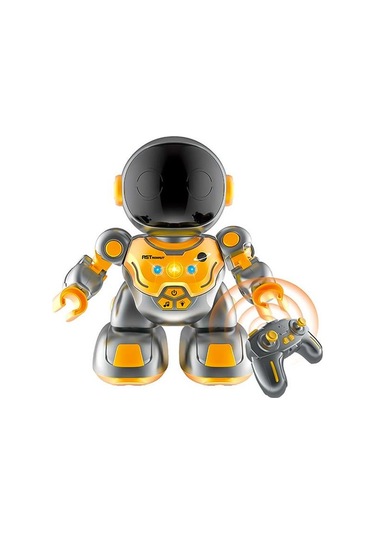 Pasifik Toys Uzaktan Kumandalı Işıklı Ve Müzikli Astronot Robot 1516c Gri - Sarı