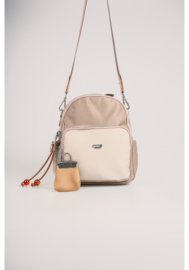 Ççs Kadın Sırt Çantası Ccs18025 Bej-vizon Bej-vizon Bej - Vizon