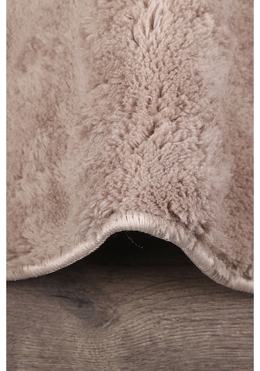 Bubble Kahve Büyük Ebat 2'li Banyo Paspas Seti Kaymaz Tabanlı Yıkanablir Klozet Takımı Kahve