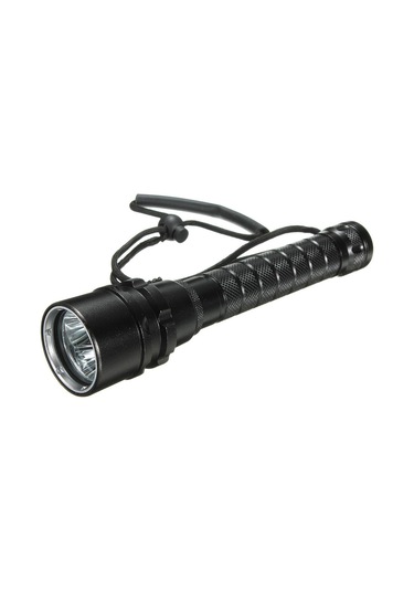 Elfeland 15000lm 3x L2 Led Dalış Sualtı 100m El Feneri Su Geçirmez Siyah