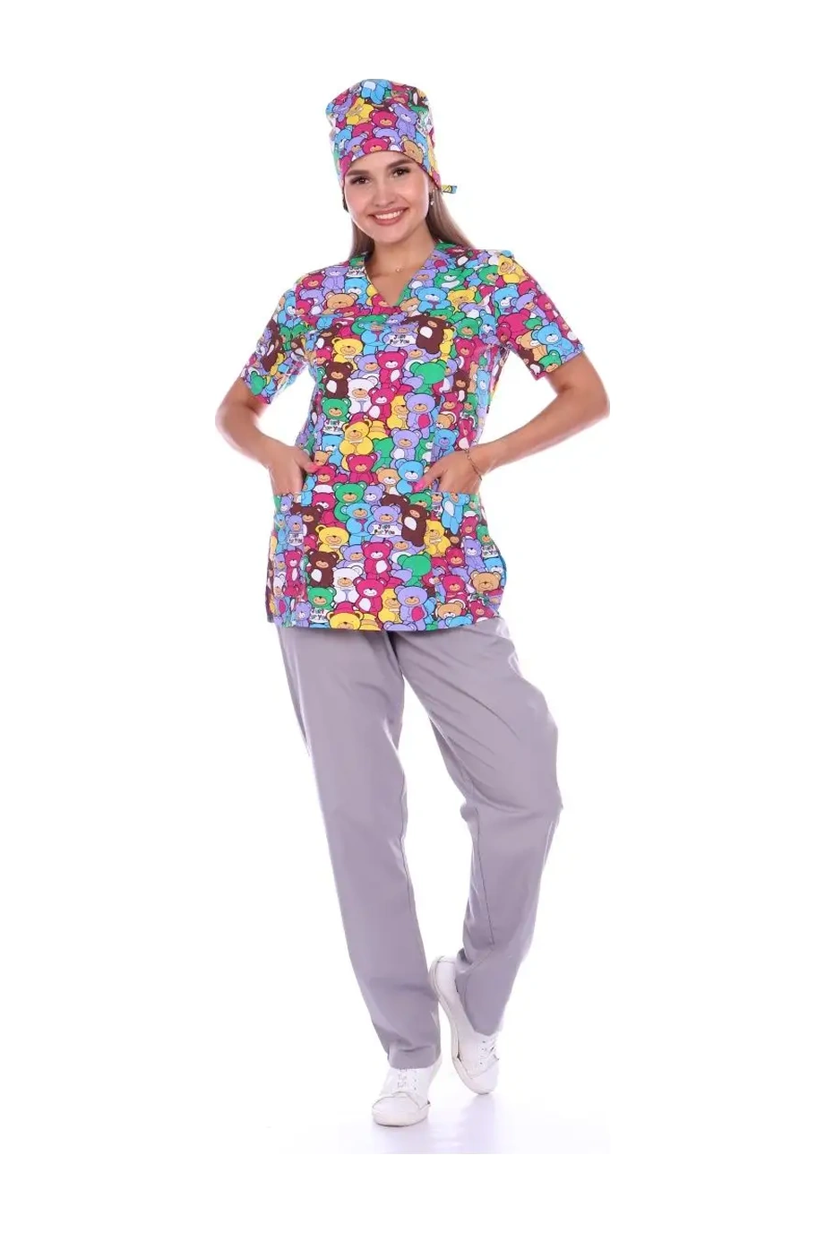 Medicina Plus Kadın Tıbbi Pantolonlar Özel Kıyafet 114013124 Gri