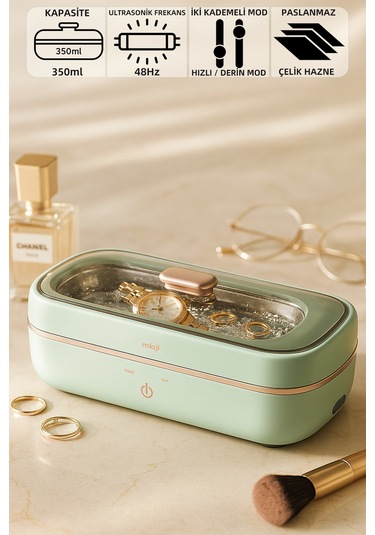 Mioji Mio Uv1c Takı Saat Gözlük Temizleyici Yeşil