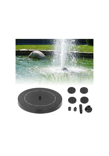 Hangfox Güneş Enerjili Sünger Makyası - 2.5w 7v Abs Malzeme, Tıkanma Engelleme Filtre, Çeşitli Başlıklı, Havuz Ve Bahçe Dekorasyonu Model 675