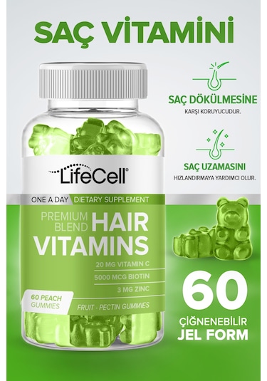 Lifecell Hair Vitamins 60 Tablet