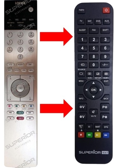 Xelos-a42 / Xelos-40 Lcd Led Tv Kumandası