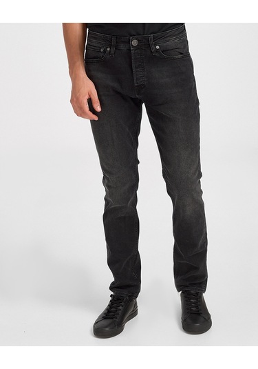 Jack&jones 12120370 Tım Slim Fit Blue Denim Siyah